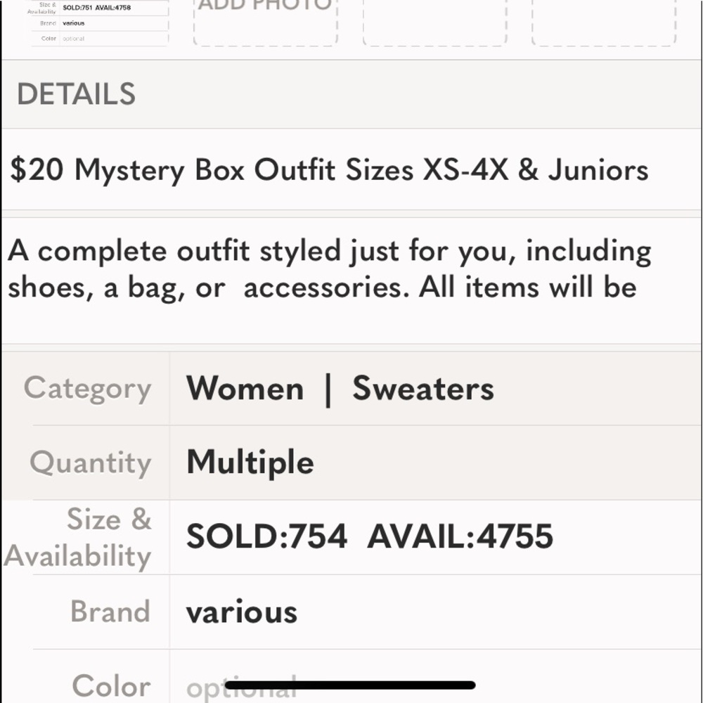 $20 Mystery Box Outfit Sizes XS-4X & Juniors - Picture 15 of 15